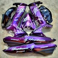MODENAS DINAMIK 120_PURPLE COVERSET_WHITE HAYABUSA STICKER_HLD