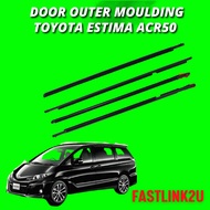 Fastlink Toyota Estima Acr50  Door Glass Moulding Getah Luar Cermin 100% Original Toyota