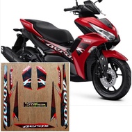 Striping original Yamaha Aerox merah tahun 2022 2023 ORIGINAL