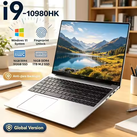 14.1 Inch Gaming Laptop Intel Core i9 10980HK 2.4 5.3GHz 32GB DDR4 2TB PCIe SSD Windows 11 Pro Porta