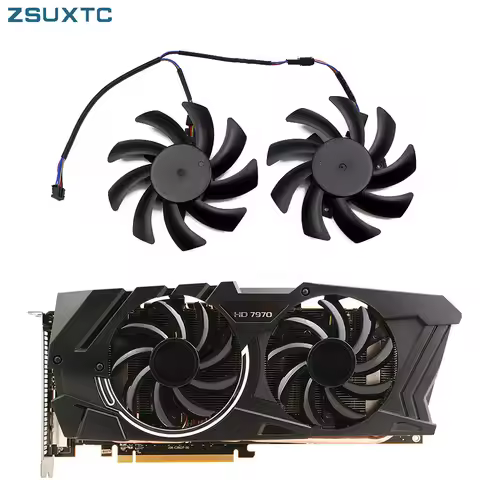 2Pcs/Lot 85mm FDC10H12S9-C HD 6850 6970 7870 For Sapphire HD6850 HD6970 HD7870 HD7950 HD7970 Graphic