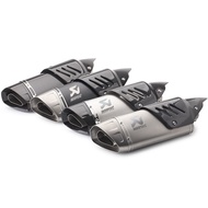 Motorcycle Exhaust Eescape Carbon Muffler Pipe Akrapovic Sticker For Z900 ZX6R CBR300