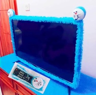 Bando Tv Led 17 - 32 Dan 40 - 43 Inch Terbaru 1 Set Taplak Meja Tv Dan Sarung Remote Bulu Rasfur Tap