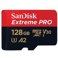 ☆晴光★SanDisk Extreme PRO 128G microSDXC 170MB 記憶卡 公司貨 台中