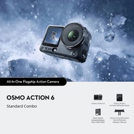 DJI Osmo Action 6 Sports 4K 8K 120fps 960fps Camera Aperture 1/1.1-Inch Square Sensor 50GB Storage H