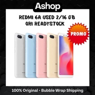 READYSTOCK REDMI 6A 2/16GB 2ndhand 2weeks warranty by shop KL