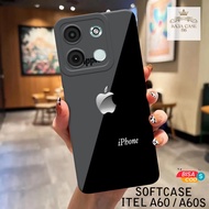 HP ITEL A60S Case - Rajacase - ITEL A60 Casing A60S/ - LOGO case Motif - Cellphone protector - ITEL 