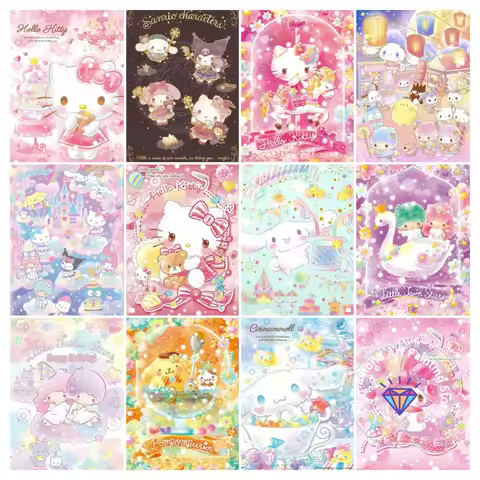 Kawaii Colorful Hello Kitty My Melody Diamond Painting Kit 5D DIY Diamond Embroidery Handmade Art Gi