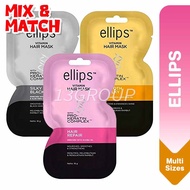 Ellips Vitamin Hair Mask with Pro Keratin Complex / Treatment Intense Nourishment Repair, 18g