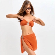 Bikini outer Skirt Set women's swimsuit Imported B0186 bikini set bikini/ swimwear latest trendy bik