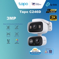 TP-Link Tapo C246D 2K 3MP Indoor Outdoor Dual Lens Pan/Tilt Security Camera