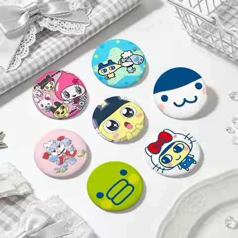 Cute T-Tamagotchi For Clothes Anime Enamel Pin Cute Things Cartoon Cosplay Badges On Backpack Brooch