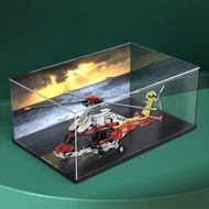 [Acrylic Transparent Display Box] Hand-Made Anti-dust Display Box Suitable for Lego 42145 H175 Rescu