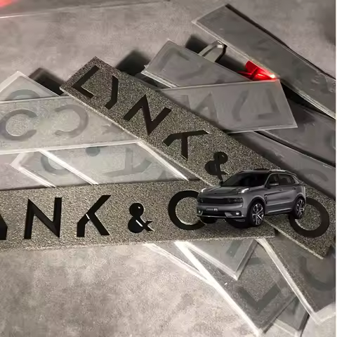 Car Rear Trunk Model Number Letters Words Logo Decals Sticker For Lynk&Co 01 02 03 05 06 AWD Automot
