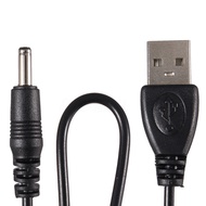 USB To 3.5mm x 1.35mm Plug Barrel Jack 5V DC Power Supply Cord Cable 65cm