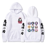 Áo Hoodie Nam Nữ Kimetsu no Yaiba Chibi Vải nỉ ngoại