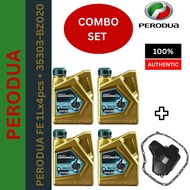 PERODUA ATF FE CVT 1Lx4pcs(9004M-5000)+(35303-BZ020)AUTO TRANSMISSION FILTER PERODUA ATIVA 1.0 / MYV