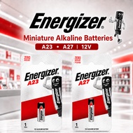 [ ENERGIZER ] A23 / A27 12V Alkaline Battery | 23A / 27A | 1 Pack | Remote Control Battery