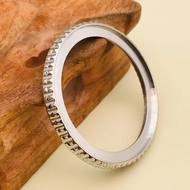 41mm SKX007 Stainless Steel Bezel Fit Seiko SKX007 SRPD Watch Case Double-layer rotating bezel Ring 