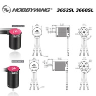 HobbyWing QuicRun G2 3652/3660 SL Waterproof Sensorless Brushless Motor for 1:10 RC On-road Monster 