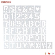 BANANA1Z6 Stencils For Painting, 2/3/4/5inch Numbers Letter Stencils, For Wood Large Alphabet Alphab