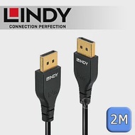 LINDY 林帝 SLIM DisplayPort 1.4版 公 to 公 傳輸線 2m (36462)