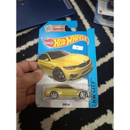 hot wheels bmw m4 hw city yellow diecast