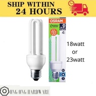 OSRAM PLCE DULUXSTAR 3U 18/23W E27 BULB 865 / LAMPU 100W /DAYLIGHT