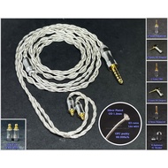OFC silver-plated copper headphone wire 1.2mm CNY 4 - Connector Sennheiser IE200, IE300, IE600, IE90
