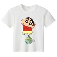 Cartoon Crayon Shin Chan Anime T-Shirt Short Sleeve Loose Boy Cute Parent Child Dress Up T-Shirt EE 