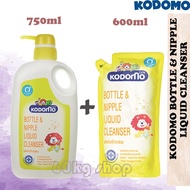 Kodomo Baby Bottle &amp; Nipple Liquid Cleanser 750ML +600ML Refill
