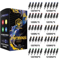 POSEIDON Needles, V5 tridges Needles RL/RS/RM/M1 Mix Size 50pcs/Box,Disposable Needle #12 Standard A