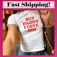 BUT DADDY I LOVE HIM Women's Crop Top l y2kbaby BabyTee