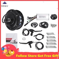 Yiyicc Electric Bicycle Hub Motor 36V 500W Front Wheel with KT-900S Display Controller 12G Spoke E-bike Conversion Kit