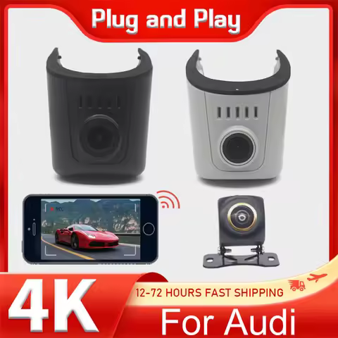 4K Plug And Play Dash Cam Wifi Car DVR For Audi a1 a3 a4 a5 a6 a7 a8 q3 q5 b5 b6 b7 b9 8v c5 c6 c7 2