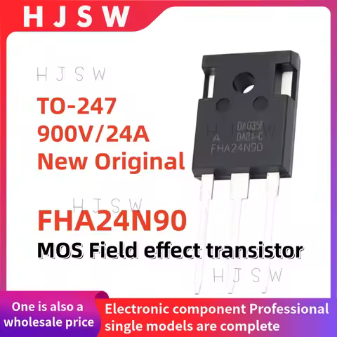 5/10PCS Brand New and Original FHA24N90 24N90 FHA24N90A TO-247 900V 24A N-channel Power MOSFET Trans