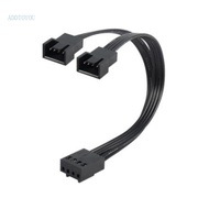 【3C】 PWM Fan Splitter 4Pin Adapter Cable 1 to 2 Computer CPU Fan Splitter PC Fan