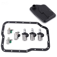 4F27E Transmission Shift Solenoid Valve and Filter Gasket Kit Compatible with 1998-2018 Fiesta Trans