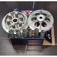 SYS HYPER CLUTCH LC135 EX5 DREAM WAVE100 WAVE100R SRL115Z LAGENDA 6 SPRING CLUTCH + HOUSING 2S42 RAC