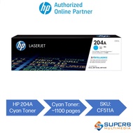 HP 204A Cyan Original LaserJet Toner Cartridge [CF511A]