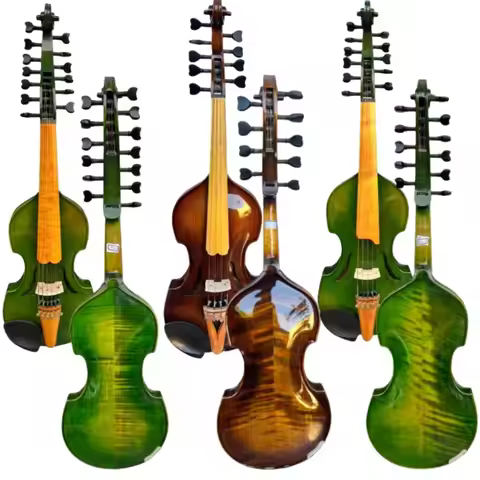 SONG Master 14" Viola d'Amore, 9 11 13 strings Violin 4/4,Good rich Sound