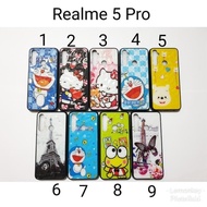 Case Fuze Glass Realme 5 Pro Motif Karakter / Soft Case Realme 5Pro
