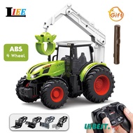 Remote Control Tractor Trailer 2.4G RC Tractor Simulated Agricultural Farmers Engineering Constructi