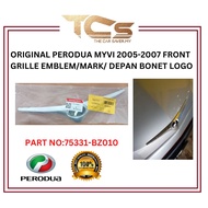 ORIGINAL PERODUA MYVI 2005-2007 FRONT GRILLE EMBLEM/MARK/ DEPAN BONET LOGO 75331-BZ010