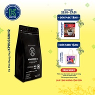Cà phê rang xay KCoffee 100% Robusta Arabica nguyên chất KPhucSinh 2 454g