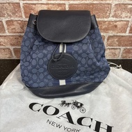 近全新正品 Coach 水桶後背包 （藍色）