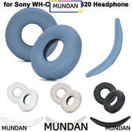 MUNDAN 1Pair Headset Earmuff, Protein Leather Replacement Headphone Ear Pads, Sponge Foam Headphone 