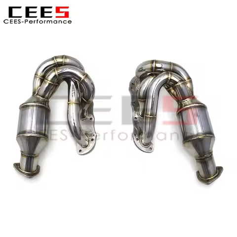 CEES SS304 Exhaust Manifold for PORSCHE 981 Cayman/Boxster 2.7/3.4 2012-2015 Car Exhaust System Stai
