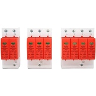 AC SPD 2P 4P 3P+N 10-20KA 20-40KA 30-60KA 275V 385V 420V House Surge Protector Protective Low-Voltag