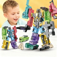 Number Robots Transforming Toys Convertible Number Blocks 0-9 STEM Math Learning Toys for Kids
